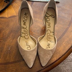 Sam Edelman Telsa (Oatmeal Suede) Pumps, Size 10m